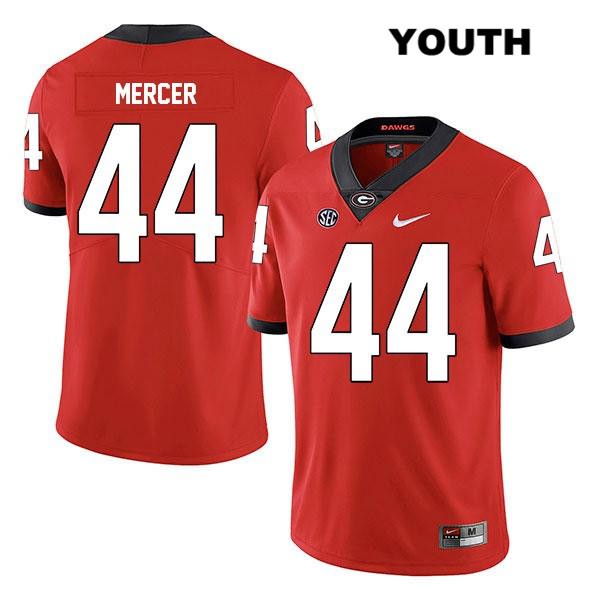 Georgia Bulldogs Youth Peyton Mercer #44 NCAA Legend Authentic Red Nike Stitched College Football Jersey VXR8256PQ